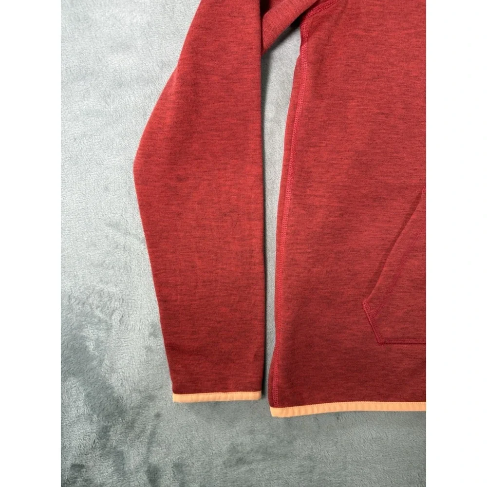 Nike Hoodie‎ Womens Medium Red Therma Fit Fleece Just Do It Pullover